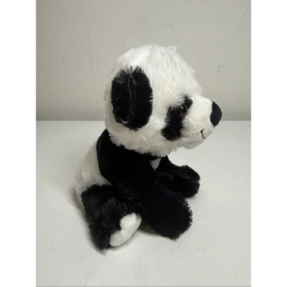 NWT Goffa Panda Plush Toy For Kids Children Black & White Stuffed Animal Bear 7”